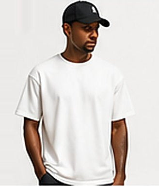 Essential Oversized Tee in Bone